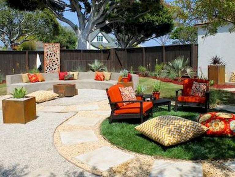 50+ Amazing Diy Bench Seating Area Backyard Landscaping Ideas - Page 26