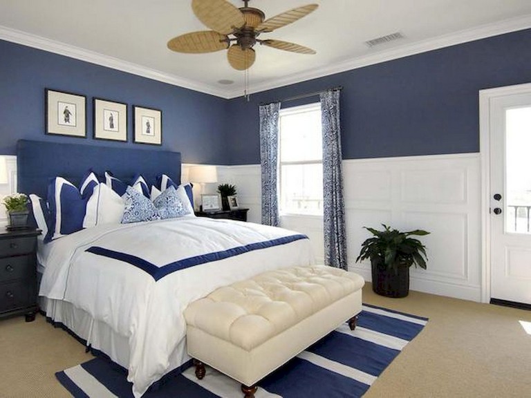 37+ Amazing Navy Master Bedroom Decor Ideas