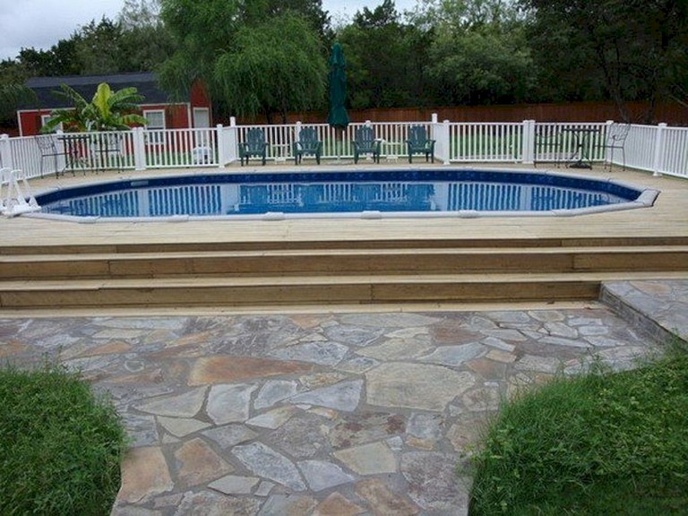 55+ Wonderful Ground Pool Decorating Ideas Page 3 of 56