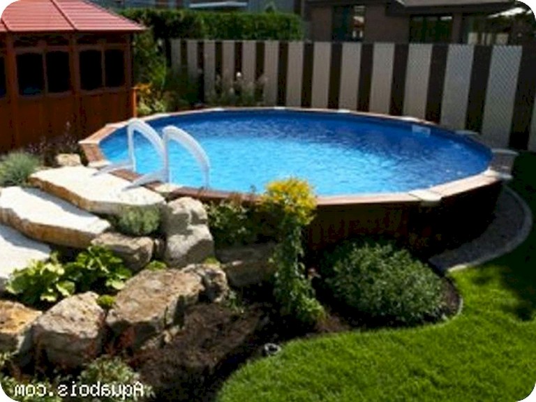 55+ Wonderful Ground Pool Decorating Ideas - Page 31 of 56