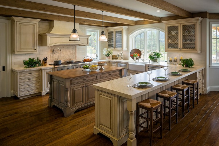 17+ Easy And Elegant Cream Colored Kitchen Cabinet Design Ideas